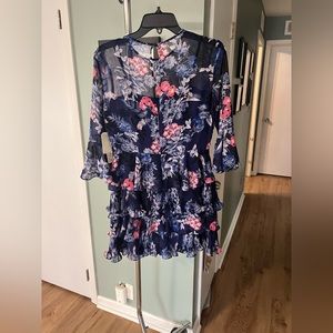 Nordstrom- Petite Ruffle Mini Dress